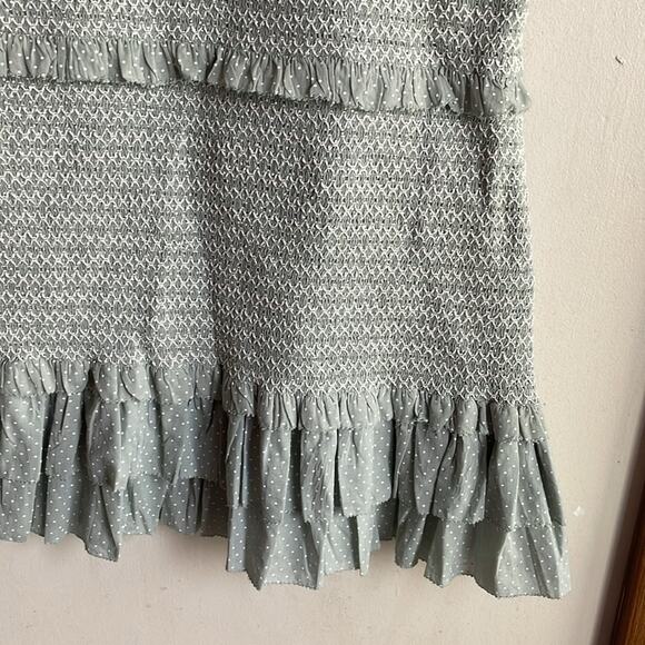 Love Shack Fancy Aveline Dress Seaglass - Picture 7 of 16